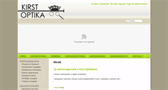 Desktop Screenshot of kirstoptika.datatrans.hu